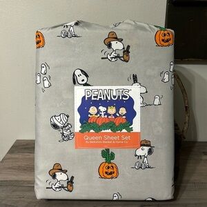 NEW PEANUTS SNOOPY COWBOY STICKPONY CACTUS JACK O LANTERN HALLOWEEN QUEEN SHEETS